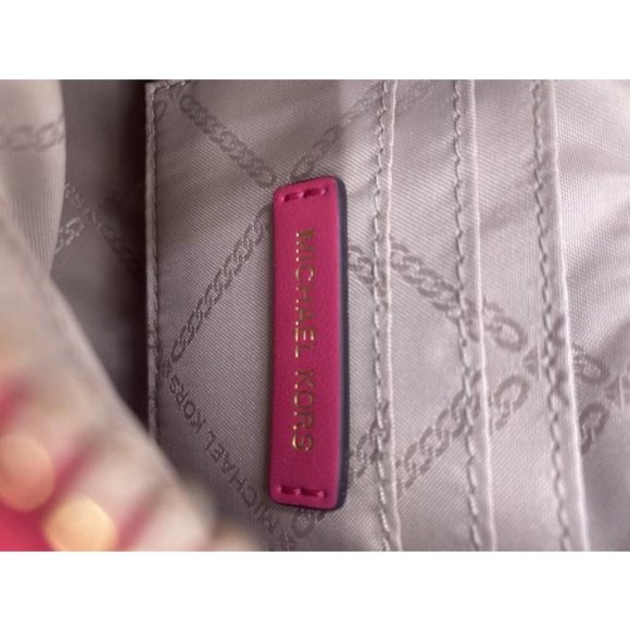 Michael Kors Quilted Pink Polyester Tote - Picture 6 of 7